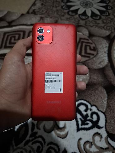 usb data modem: Samsung Galaxy A03, 64 GB, rəng - Qırmızı, İki sim kartlı — 1