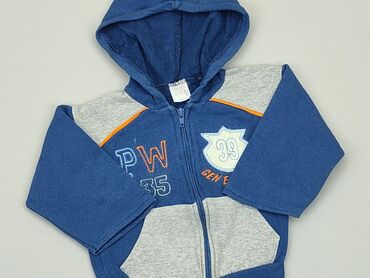 sweterek blekitny: Bluza, 1.5-2 lat, 86-92 cm, stan - Dobry