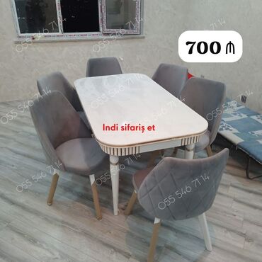 Dolablar: Qonaq otağı üçün, Yeni, 6 stul