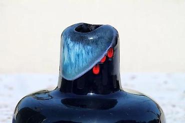 Ostali antikviteti: Art Deco vaza Fat Lavas Mid Century West Germany 1,6kg! — 4