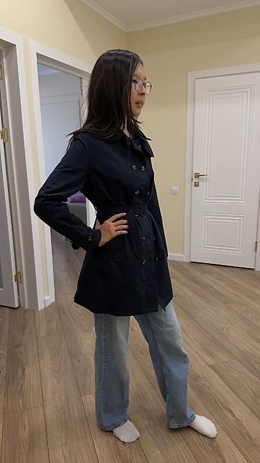 Балдардын кийим-кечелери жана бут кийимдери: Тренч Massimo Dutti для подростков, одевали пару раз (б/у) - Размер — 2