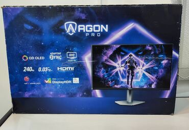 Monitorlar: AOC Agon PRO AG276QZD2 27 inch OLED Gaming Monitor. QHD 2560x1440