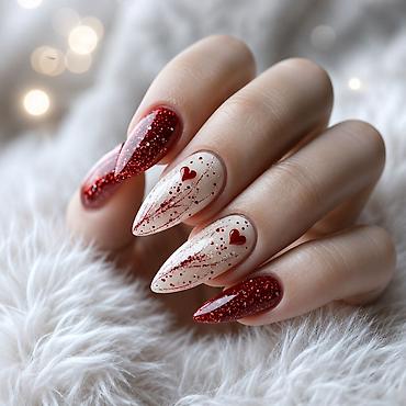 lakovane sandale: Set presovanih noktiju – Nail Art Collection, stil NY-JQ036 - Premium — 1