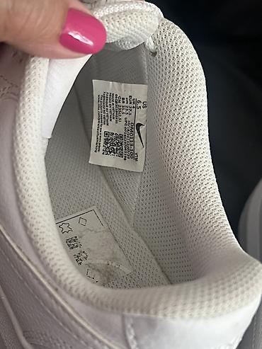 enex cipele: Nike ženske patike – beli kožni model sa povišenim đonom, broj 37 — 5