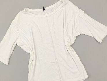 białe t shirty oversize: Top SinSay, L, stan - Dobry