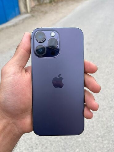 Apple iPhone: IPhone 14 Pro, 256 GB, Deep Purple, Face ID