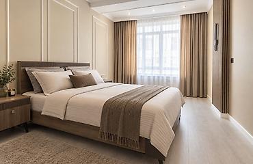суточная квартира двухкомнатная: 2 комнаты, 63 м², Элитка, 10 этаж, Дизайнерский ремонт — 1