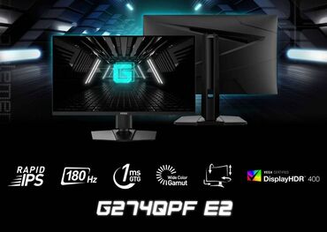 noutbuklar satılır:   👉 MSI G274QPF E2 27" Gaming Monitor  Ümumi monitor displeyləri