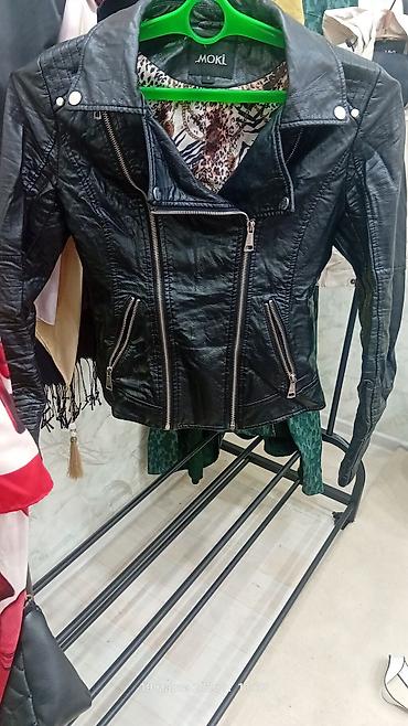 Кожаные куртки: Кожаная куртка, Косуха, Кожзам, Приталенная модель, S — 2