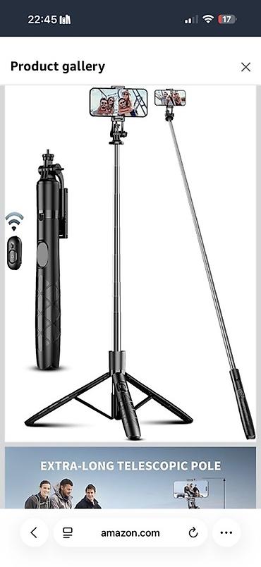 self: BODUR Selfie Stick L16 – uzun selfie çubuğu və mini tripod - 2-si — 5