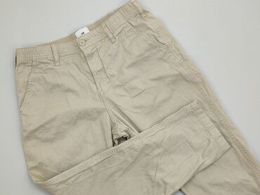 Spodnie: Spodnie H&M, XS (EU 34), stan - Dobry, wzór - Jednolity kolor, kolor - Beżowy