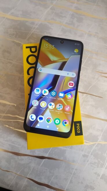 телефоны простушки: Poco M5s, Б/у, 256 ГБ, цвет - Черный, 2 SIM