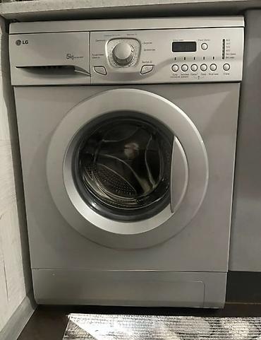 işlənmiş soyuducu ucuz: Paltaryuyan maşın LG, 5 kq, İşlənmiş, Avtomat, Qurutmasız — 1