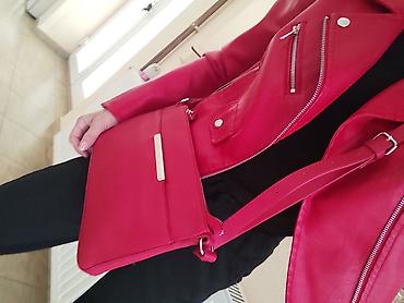 michael kors torbice: Crvena ženska crossbody torba - Model: elegantna torba preko ramena — 4