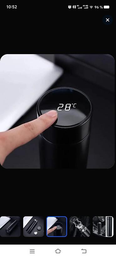 nerjaveyka su cəni: Rəng - Qara, Termofincan, Paslanmayan polad, 500 ml — 9