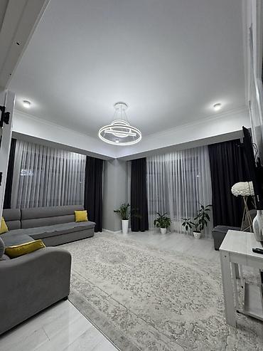 3 комнаты, 90 м², Асанбай мкр Элитка, 6 этаж, Евроремонт