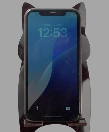чехлы айфона: IPhone 11, Колдонулган, 128 ГБ, Кара, Заряддоочу түзүлүш, 71 %
