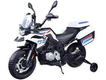 sivi tech fleece: Dečiji motor na akumulator BMW F850 GS – beli Atraktivan električni — 1