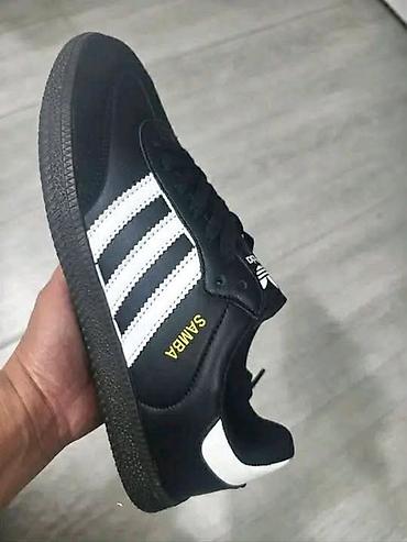 vaneli bor: Adidas Samba patike – klasičan model sa tri pruge - Boje: crna sa — 1