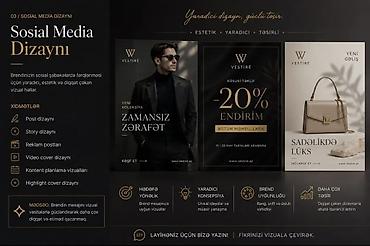 qablasdirma: Peşəkar qrafik dizayn xidməti Xidmət istiqamətləri: - Sosial media — 1