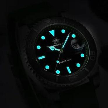 Ručni satovi: ADDIESDIVE AD2040 - 41mm -Zelena- Rolex YACHT-MASTER Homage Potpuno — 15