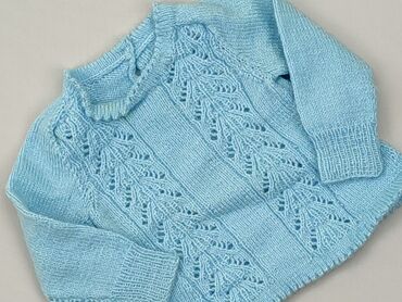 sweterek z chokerem: Sweter, 0-3 m, stan - Dobry