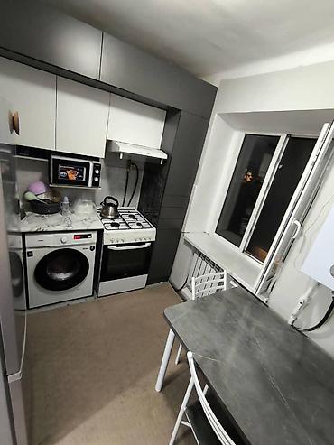 2х: 2 комнаты, 41 м², Кызыл Аскер 104 серия, 4 этаж, Косметический ремонт — 3