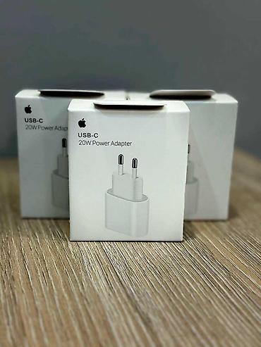 Adapter Apple 20W USB-C Girişlər - USB Type-C Güc - 20 Vt Uyğunluq - lalafo.az -da Adapter Apple 20W USB-C Girişlər - USB Type-C Güc - 20 Vt Uyğunluq -