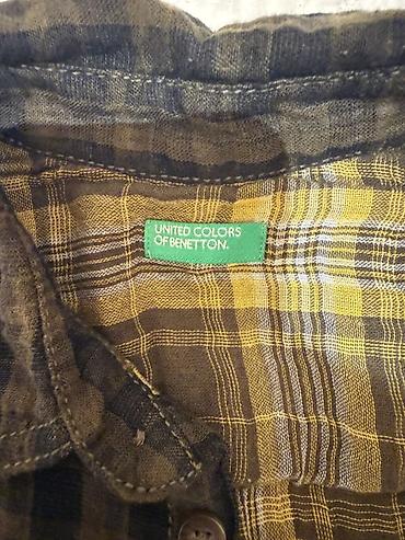 футболка: Рубашка, Унисекс, 6 - 7 лет, Benetton — 3