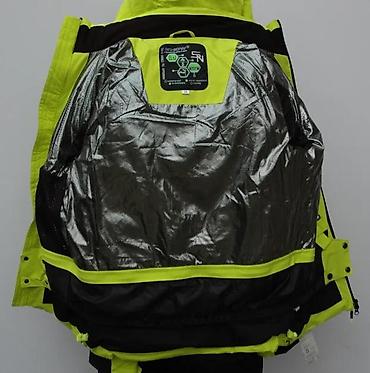 kaputi pull and bear: Muška zimska jakna – fluorescentno žuta sa crnim detaljima - Topla — 8