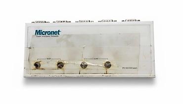 Стол компьютерлери жана комлектөөчүлөр: KVM-переключатель Micronet SP214A 4 порта, б/у, интеллектуальный — 1