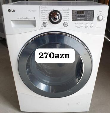 par aparatları: Paltaryuyan maşın LG, 6 kq, Avtomat, Qurutmasız, Kredit yoxdur