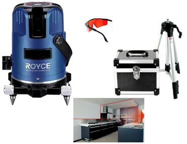 лазерный уровень купить в баку: Lazer uriven uroven səviyyə ölçən Royce yeni 180 dərəcə