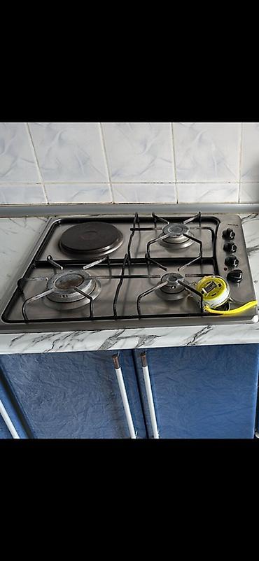 elektrik plitələr: Quraşdırılan qaz plitəsi – 3 qaz ocağı + 1 elektrik gözü - Panel — 1