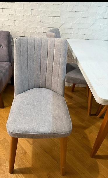 modern stol stul: Mətbəx üçün, İşlənmiş, Açılmayan, Dördbucaq masa, 4 stul — 3