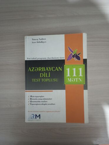 azərbaycan dili tapşırıqlar toplusu pdf: RM Azərbaycan dili test toplusu, istifadə olunmayıb