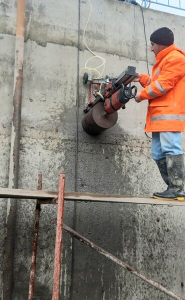 Beton işləri: Beton kəsmə və beton deşmə xidməti Beton kesen beton kesimi mişarla — 4