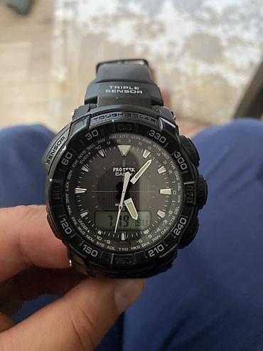 casio pro trek: Спортивные часы часы, Casio (G-Shock), Альтиметр, Водонепроницаемые, Оригинал, Мужские, Б/у — 6