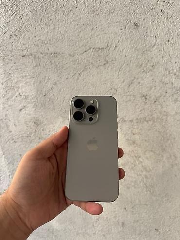 samsun a17: IPhone 15 Pro, Natural Titanium, Face ID — 2