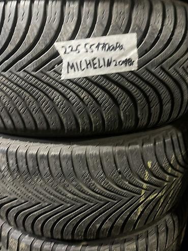 mishlen: Шины 225 / 55 / R 17, Всесезонная, Б/у, Пара, Легковые, Michelin — 1