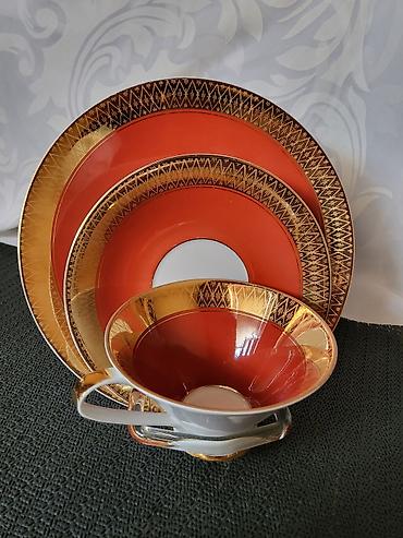 Ostali antikviteti: Set nemacki Gehren 1958 do 1969 god. Set porcelanski Veb Thuringer — 3