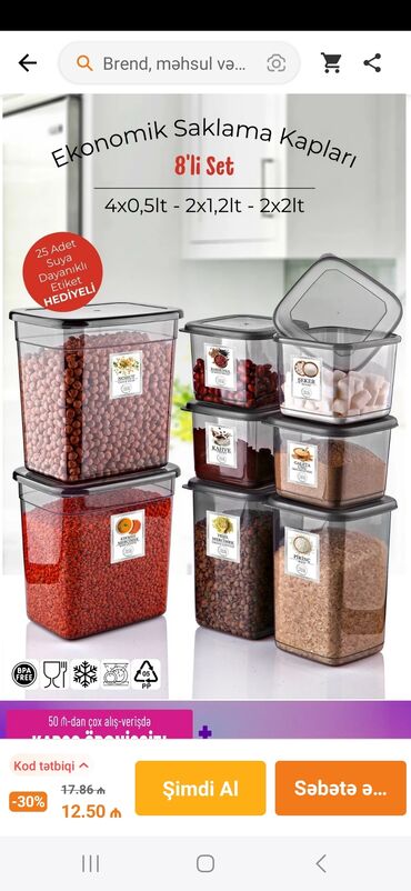 Yemək konteynerləri: Yemək konteynerləri — 5