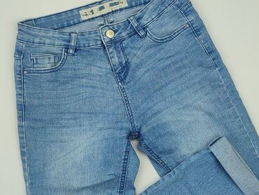 błękitne bluzki damskie: Jeans, S (EU 36), condition - Very good