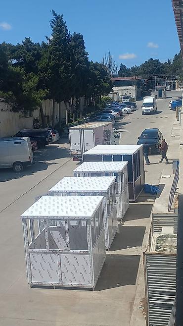 Будки, киоски: Mühafizə butkaları – 200×200 sm Qiymət: 1490 MAN Təsvir: - Ölçü: 200 — 1