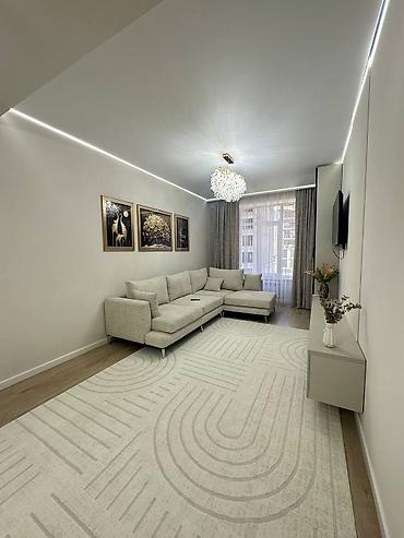Продажа квартир: 2 комнаты, 70 м², Асанбай мкр Элитка, 4 этаж, Дизайнерский ремонт — 4