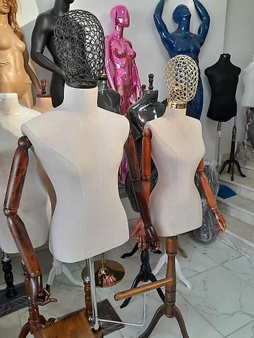 Manekenlər: Dərzi, Polyester, Plastik, plastmas, Məxmər, Qara — 20