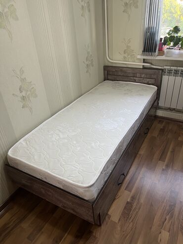 Односпальные кровати: Односпальная кровать, Новый, С матрасом, длина - 2 см — 3