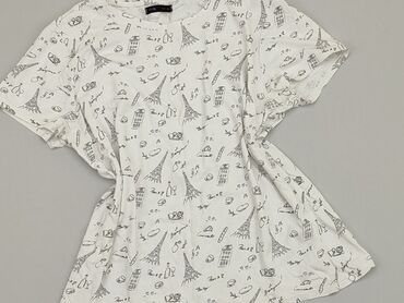 białe bawełniane t shirty: T-shirt, SinSay, XL, stan - Dobry