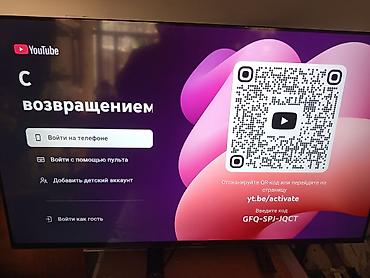 Televizorlar: Smart TV –50 (128sm) böyük ağıllı televizor Xüsusiyyətlər: - Smart — 9