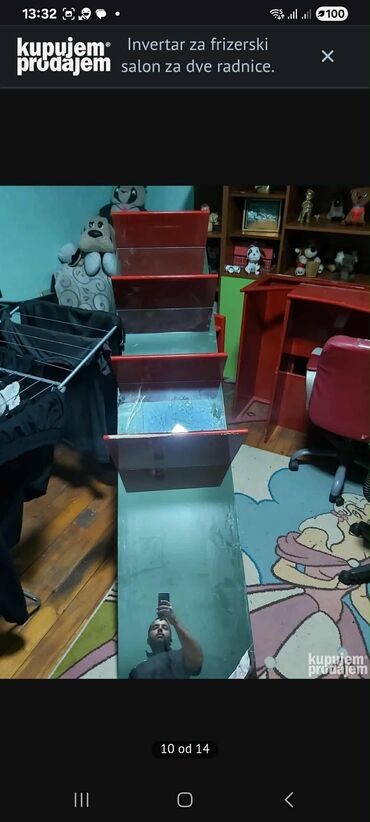 Kancelarijski setovi nameštaja: Inventar za frizerski salon – set za dve radne pozicije - Dva velika — 2